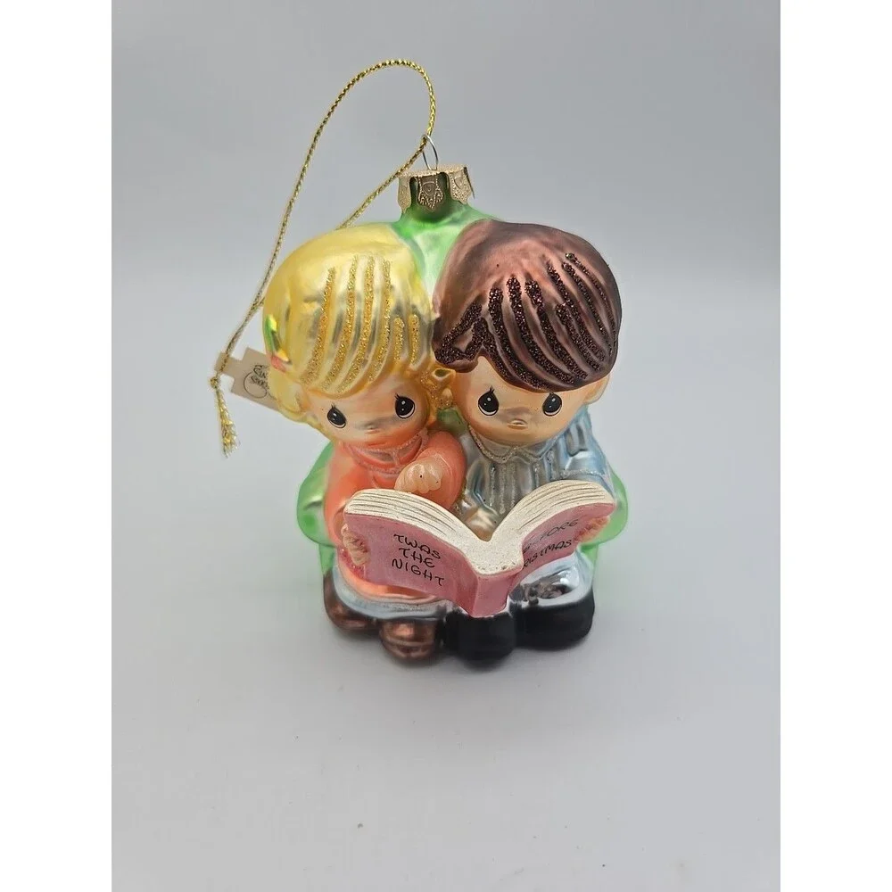 Precious Moments Blown Glass Ornament Twas The Night Before Christmas 2005 PMI